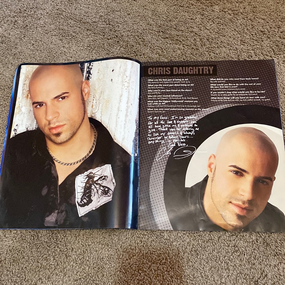 American Idol’s tour 2006 Chris Daughtry